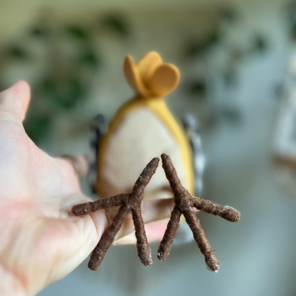 Target Wondershop Winter Owl Figurine Plaid Hat & Scarf, Farmhouse Rustic Decor - Picture 5 of 7